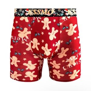 NWT Essmo Size M Snowman Print Boxers